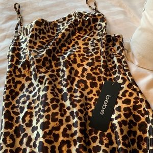 Nwt Bebe midi slip dress, stunning!
